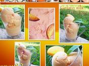 Torta gelato alla pesca rosa