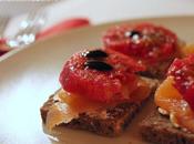 Tartine salmone affumicato fichi d'India