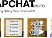 Snapchat prima gratis condivisione foto Galaxy Gear