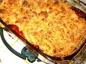 Crumble pesche caramellate