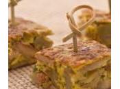 Finger food: frittata carciofi, funghi pancetta