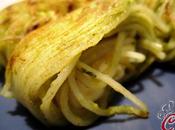 Vesmati rolls, ovvero nidi spaghetti riso basmati crema piselli basilico cuore filante