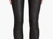 Denim Leather Chap Jeans