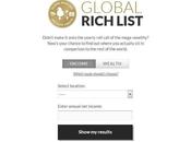Global Rich List: misura quanto ricco, risultato potrebbe sorprenderti