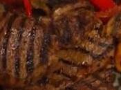 Bistecca funghi peperoni