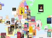 cartina dell’Europa letteraria