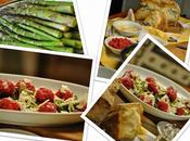 Insalata asparagi verdi sfere fassona petali castelmagno