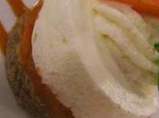 Tortine alle nocciole albicocche mousse lime.