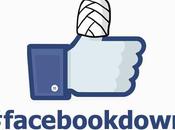 #FacebookDown, grande social network fuori pomeriggio