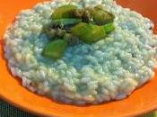 Risotto crema trombette melanzane profumato alla menta