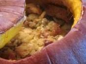 Zucca ripiena spezzatino carne