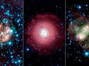 trio stellare fantasmi dallo Spitzer Space Telescope