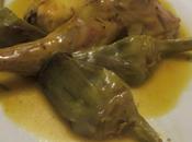 Coniglio carciofi allo zafferano