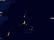 NASA risolve mistero della città luminosa l'Argentina isole Falklands