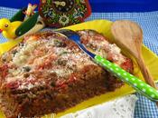 Lasagna pane nero segale integrale mozzarella pomodorini pachino