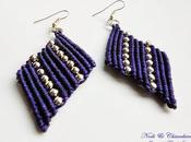 Aegis orecchini macramè micromacramè earrings