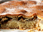 Torta miele ripiena pere noci.