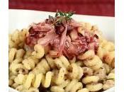 Ricette primi: fusilli alla crema radicchio