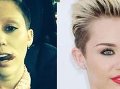 Miley Cyrus schiarisce sopracciglia