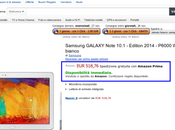 Promozione Samsung Galaxy Note 10.1 2014 Edition Amazon Italia