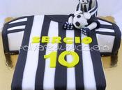 Torta maglietta della Juve zebra mascotte, pasta zucchero