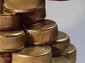 Decorazione natalizia: Alberello fatto tappi delle bottiglie plastica, tutorial