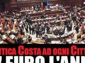 costi della politica: euro cittadino!