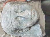 Ritrovata testa statua faraonica