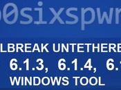 P0sixspwn 1.0.3 Windows DISPONIBILE JAILBREAK UNTETHERED 6.1.X