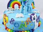 Torta Little Pony: Rainbow Dash, Rarity, Applejack