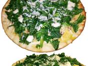Pizza spinaci, soppressata asiago