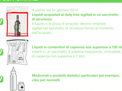 Liquidi bagaglio mano: nuove regole portarli aereo