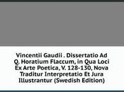 Vincentii Gaudii Dissertatio Q.Horatium Flaccum