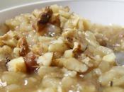 Risotto mele uvetta