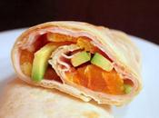 Wrap tacchino, avocado arancia