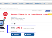 Promozione Samsung ATIV smart mesi internet incluso euro