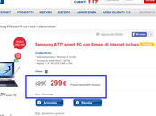 Promozione Samsung ATIV smart mesi internet incluso euro