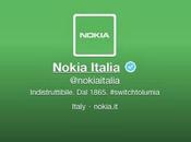 verde brillante nuova veste degli account Facebook Twitter Nokia
