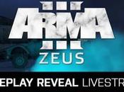 Arma lungo video live stream mostra gameplay Zeus