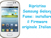 Ripristino Samsung Galaxy Fame: installare Firmware originale Italiano