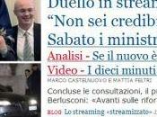 Incontro-scontro Renzi Grillo, comico show senza contenuti