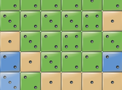 KJumpingCube semplice gioco strategia dove l'area scatola contiene cubi.