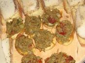 Bruschette crema carciofi pomodori secchi