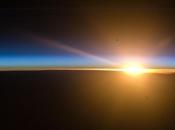 tramonto dallo spazio