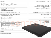 HP/Palm Topaz: queste caratteristiche Tablet WebOS