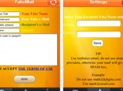 FakeMail, inviare email anomime mittente personalizzato iPhone