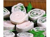 Finger food: rotolini cotto, rucola robiola