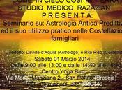 marzo seminario astrologia antica predittiva costellazioni familiari astrologiche Brescia
