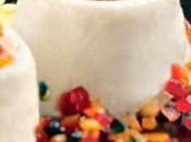 Budino banane frutta candita marmellata albicocche.