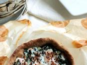 Torta salata salmone ricotta cavolo nero